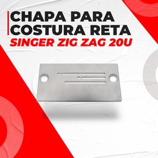 Chapa Costura Reta Para Maquina Semi Industrial Zig Zag 20u Shopee Brasil