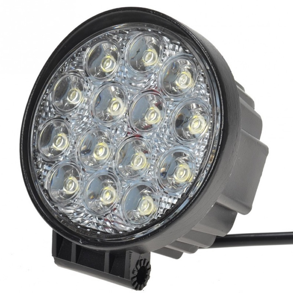 Farol Auxiliar Leds W V Carro Off Road Trator Caminhao Onibus