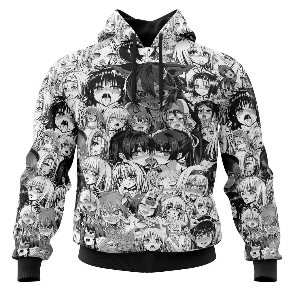 Moletom Hentai Ahegao Anime Ecchi Manga Loli Blusa Full D Upcycling