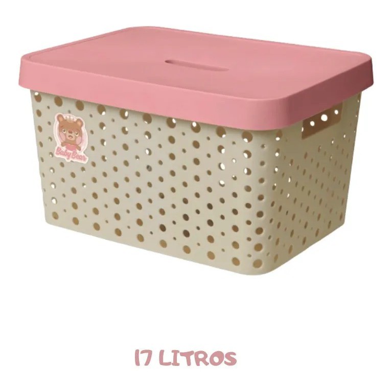 Caixa Organizadora 17 L Baby Menina Menino Decorada Shopee Brasil