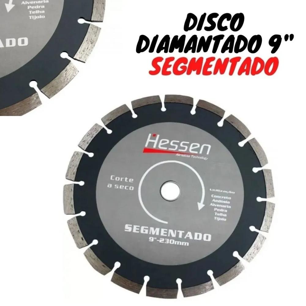 Disco Corte Diamantado 9 Polegadas Segmentado Shopee Brasil