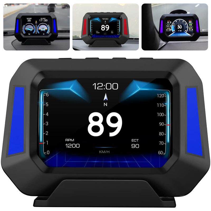 Medidor De Temperatura Obd Obd Gps Para Ve Culo Autom Vel Hud Head