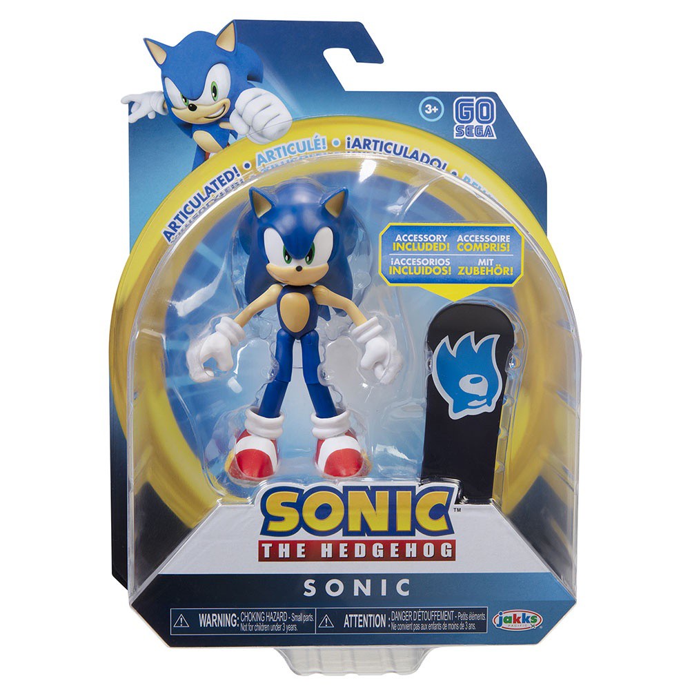 Sonic Sega Boneco Articulado Sonic Jakks Pacific Shopee Brasil