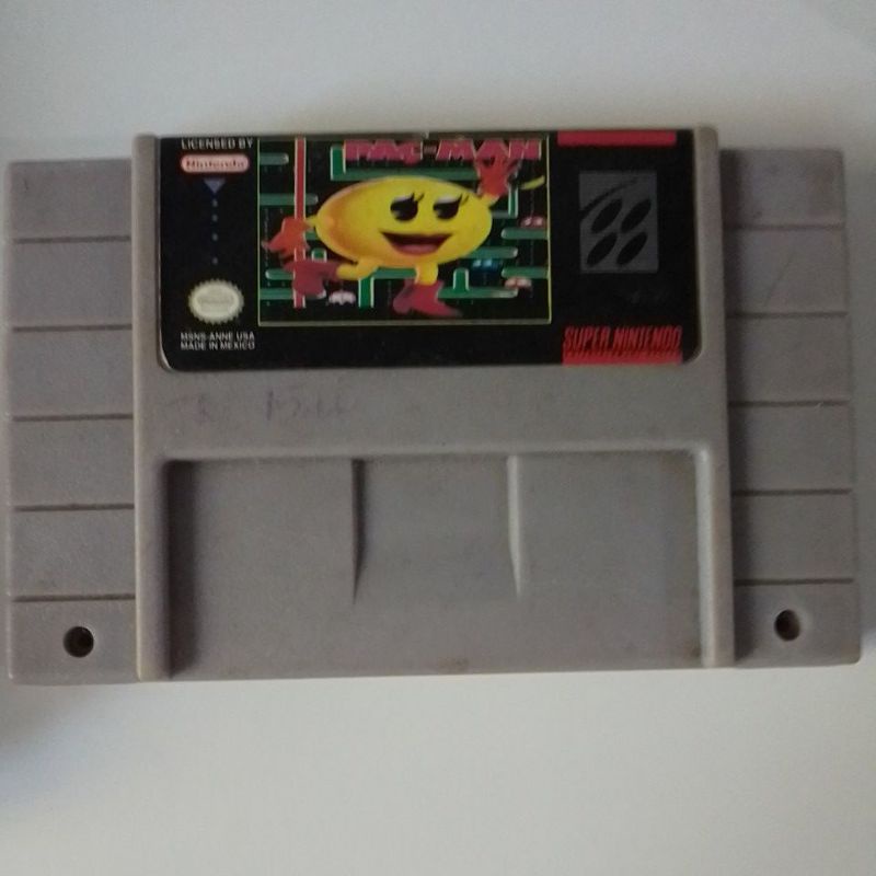 Cartucho Paralelo PAC Man Snes Super Nintendo Shopee Brasil