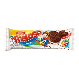 Biscoito Bolacha Recheado Treloso G Caixa Unidades Sabores