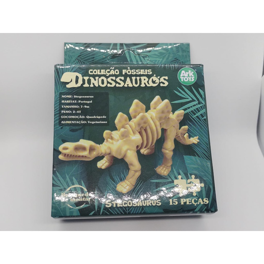 Fosséis Dinossauros brinquedo montar pequeno diversão Enfeito Lindo