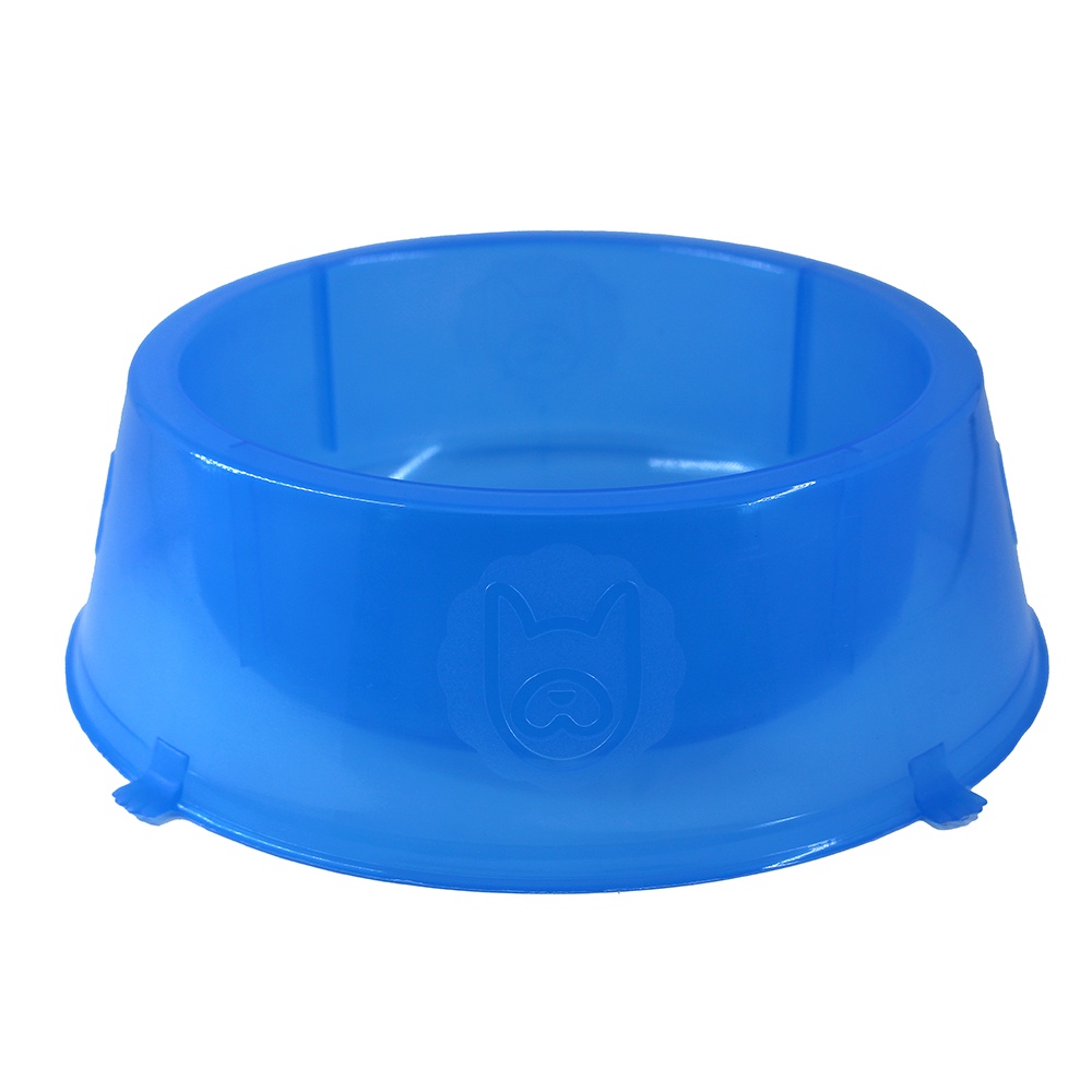 Comedouro E Bebedouro Patinhas Azul Para Cachorro 1000ml Lilopety