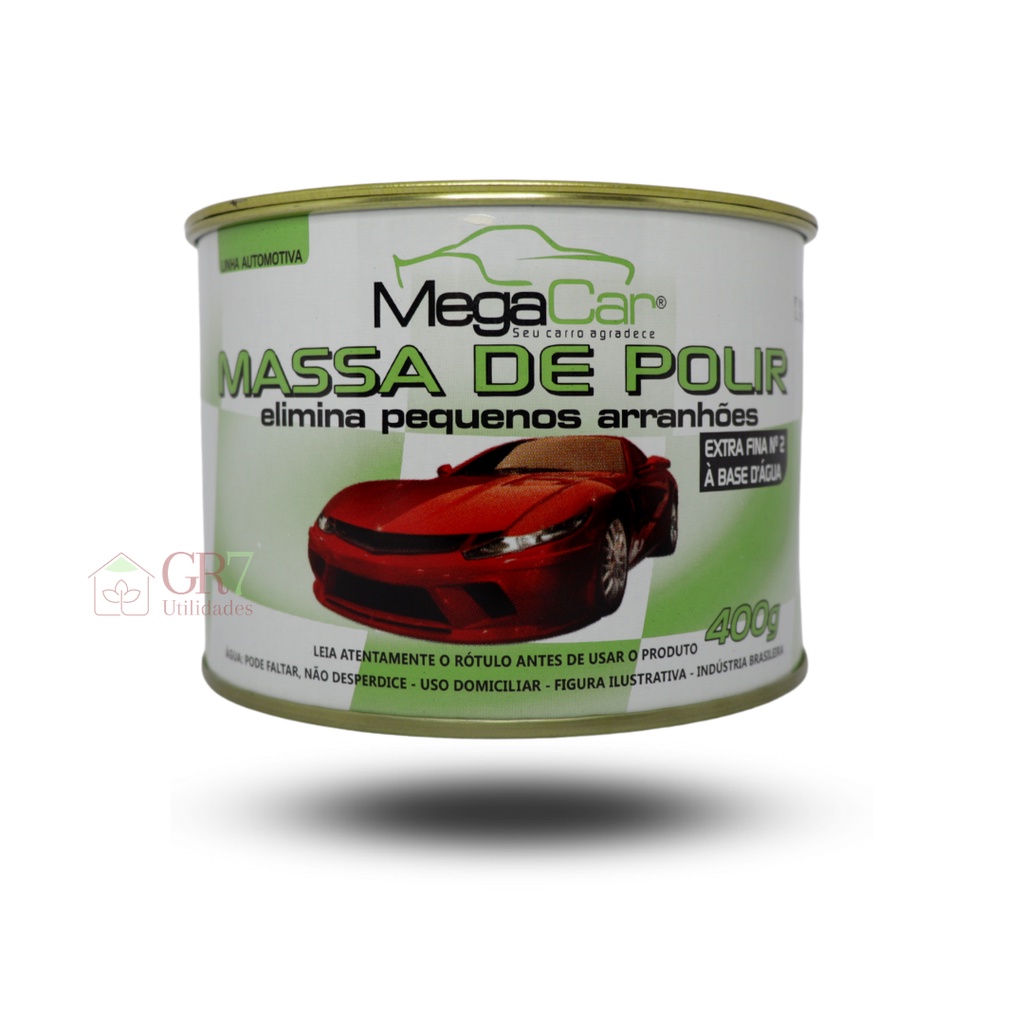 Massa De Polir Extra Fina N 2 Mega Car 400g Qualidade Garantida