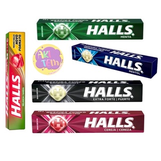 Bala Halls G Sabores Cereja Menta Mentol Morango Melancia E Extra