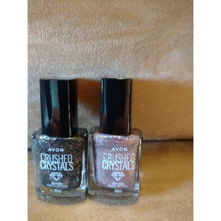 Esmalte Crushed Flickering E Sparkling Crystals Avon Shopee Brasil