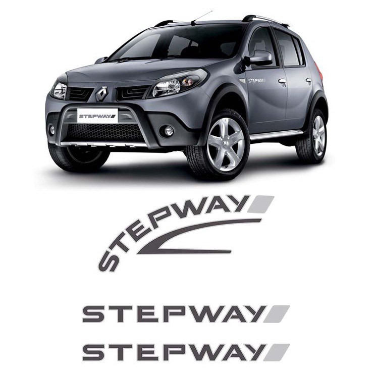 Kit Adesivos Grafite Sandero Stepway 2008 Lateral E Traseiro Shopee