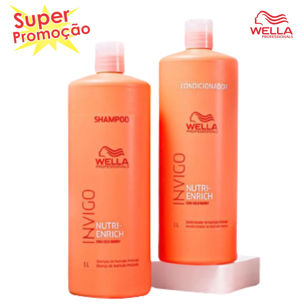 Kit Wella Professionals Invigo Nutri Enrich Salon Duo Produtos