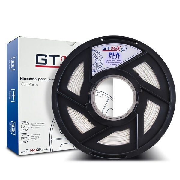 Filamento Pla Plus Branco Gtmax D Mm Kg Shopee Brasil