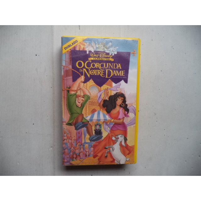 Fita Vhs Disney O Corcunda De Notre Dame Orig Dublado Shopee Brasil