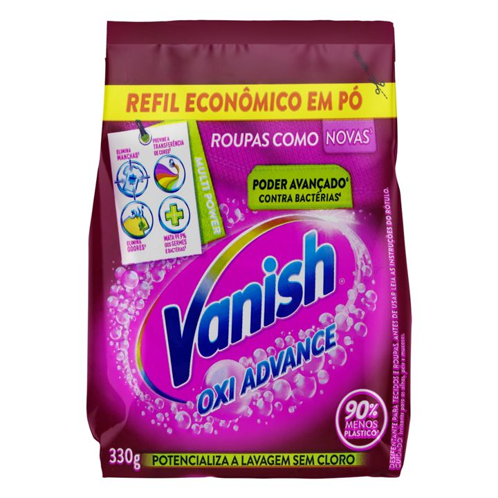 Vanish Alvejante Tira Manchas Oxi Advance Po 330g Shopee Brasil