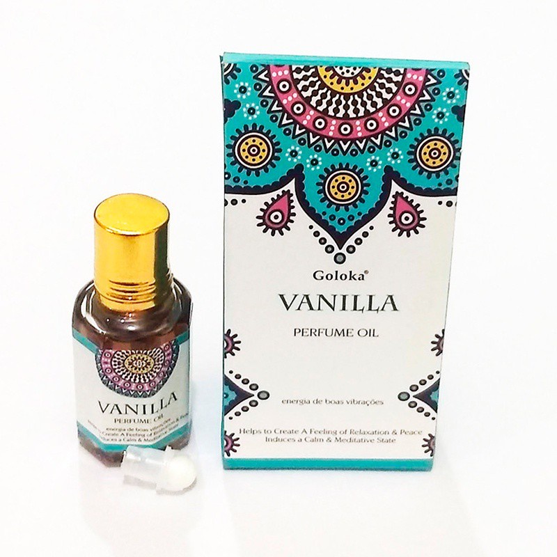 Oleo Essencial Perfumado Indiano Goloka Vanilla 10ml Shopee Brasil