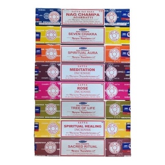 Escolha O Aroma Incenso Satya Massala Nag Champa Cx De G Shopee