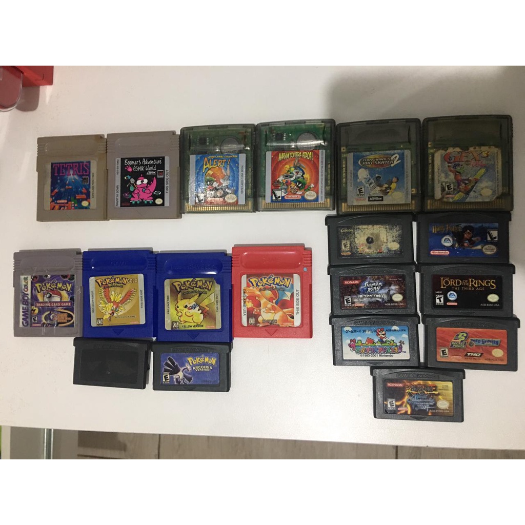 Jogos Originais Game Boy Color Advance Shopee Brasil