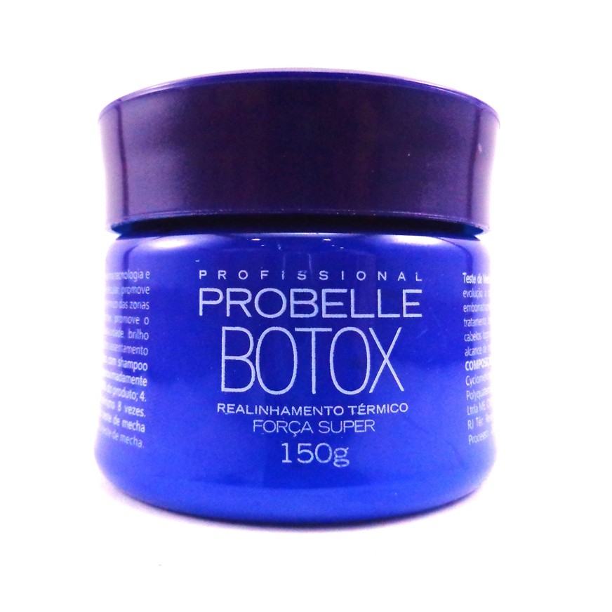 Mini Botox Capilar Probelle Força Super 150g Azul Shopee Brasil