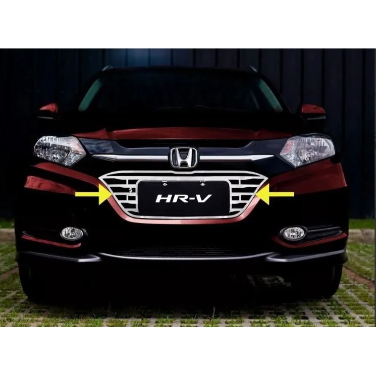 Grade Hrv Dianteira Friso Frontal Cromada Honda Hrv Aplique Pronta