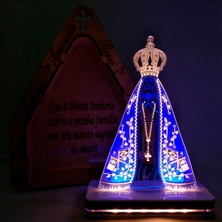 Abajur Lumin Ria Nossa Senhora Aparecida Caixa Oratorio Shopee Brasil