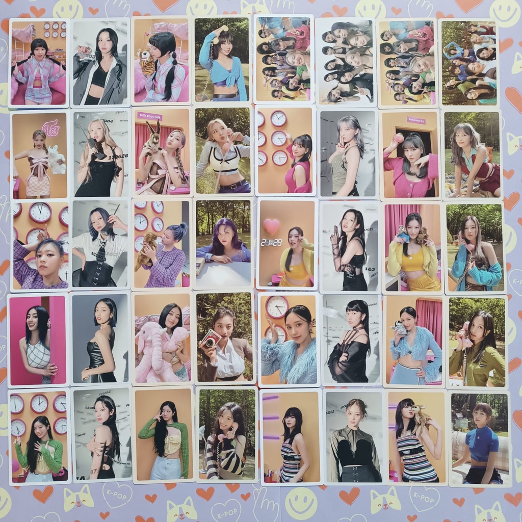 Photocard Set Twice BETWEEN 1 2 OFICIAL POB KPOP Nayeon Jeongyeon