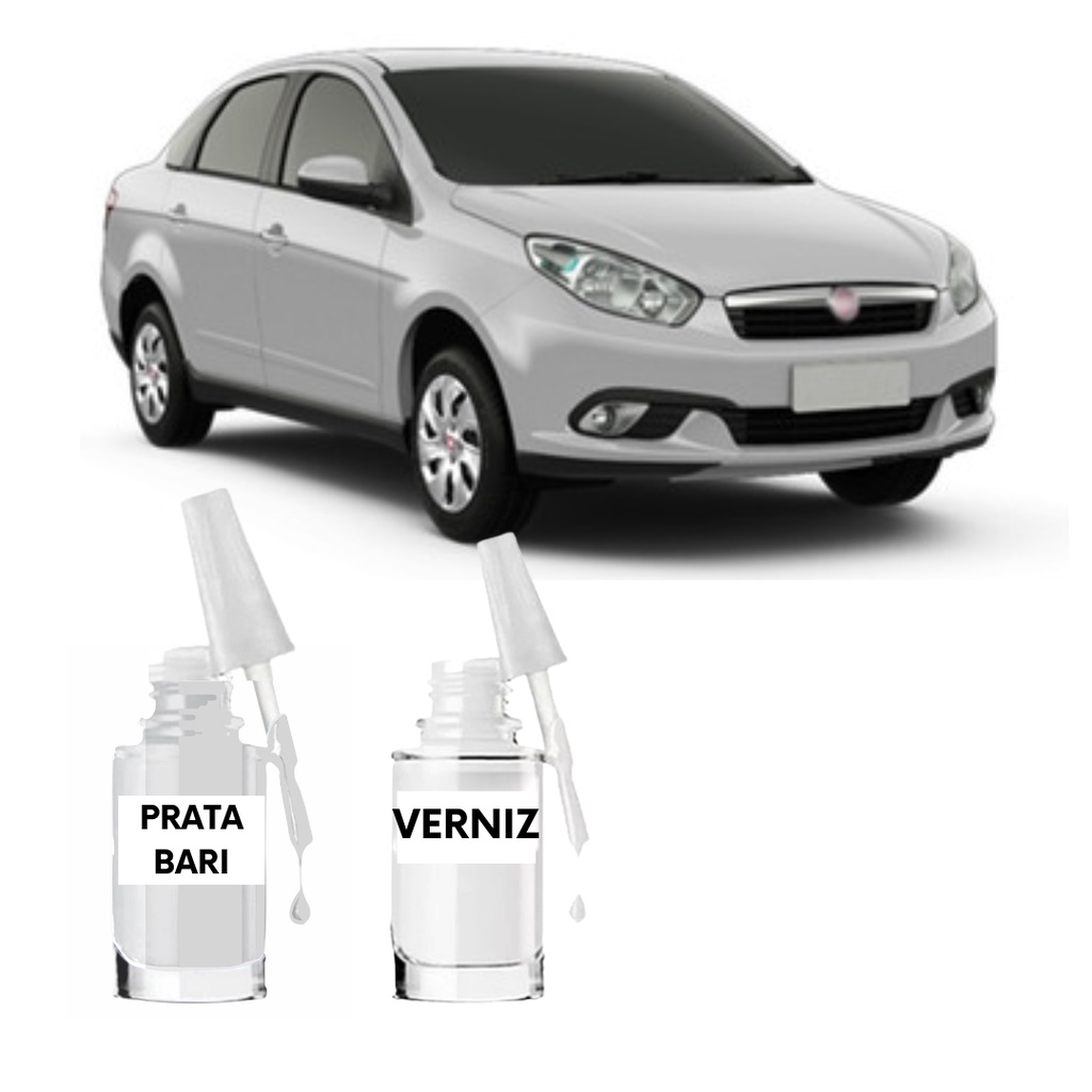 Tinta Tira Risco Automotivo Fiat Siena Prata Bari Shopee Brasil