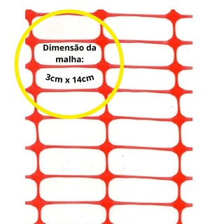 Tela Tapume Cerquite Sinaliza O De Obra X M Shopee Brasil