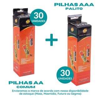 Pilha Aa Comum Pilha Aaa Palito Unidades De Cada Shopee Brasil