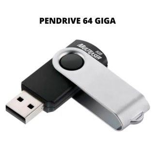 Pendrive 64GB Twist 2 0 Usb Original Multilaser Armazena Arquivos