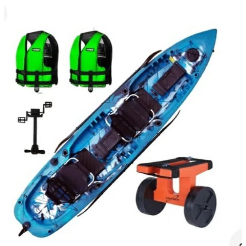 Caiaque Pesca Lugares Mero Duplo Combo Caiaker Shopee Brasil