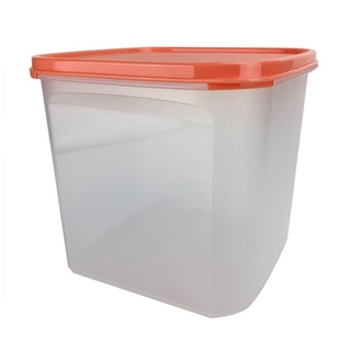 Tupperware Modular 4lt Quadrado Tampa Laranja Shopee Brasil