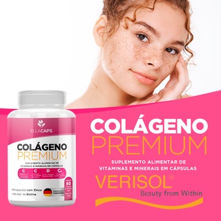 Colageno Verisol Biotina E Zinco 60 Capsulas Rejuvenescedor Shopee