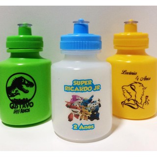 Kit Garrafas Garrafinhas Squeeze Ml Personalizados Lembrancinhas