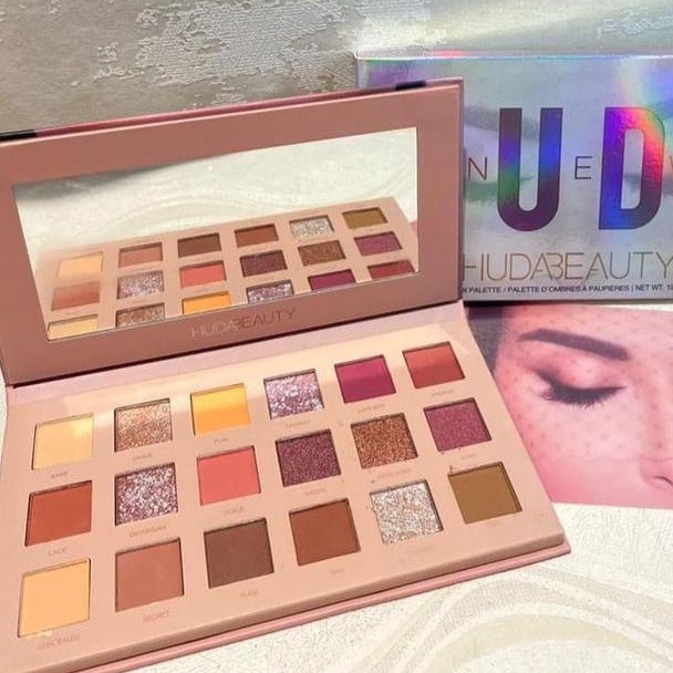 Palets De Sombras New Nude Huda Beauty 18 Cores Shopee Brasil