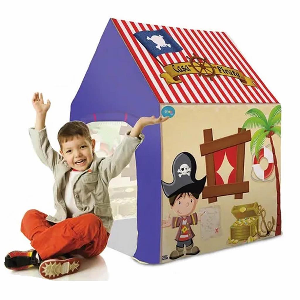 Barraca Toca Barraquinha Infantil Menino Piratas Bt486 Shopee Brasil