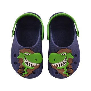 Babuche Crocs Infantil Masculino Dinossauro Menino Calce Facil Shopee