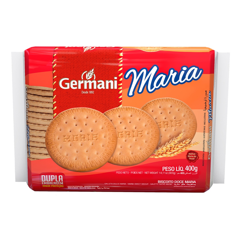 Pacote Biscoito Bolacha Maria Tradicional G Germani Shopee Brasil