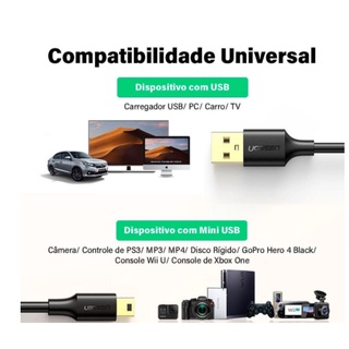 Cabo Usb V3 Para Carregar Controle De Ps3 1 5 Metros V3 Shopee Brasil