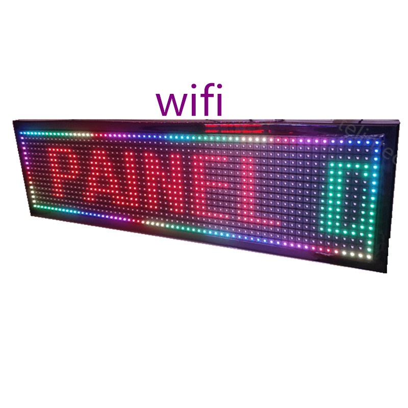 Painel Led Letreiro P Rgb X Wifi V V Interno Shopee Brasil