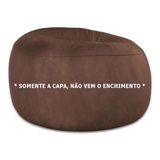 Capa Puff Gigante Sem Enchimento 100x20 Pufe Suede Shopee Brasil