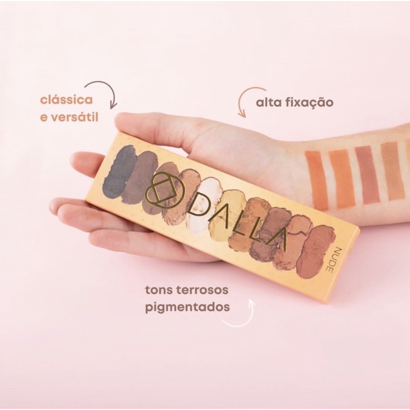 Paleta De Sombras Vegana Nude Da Marca Dalla Shopee Brasil