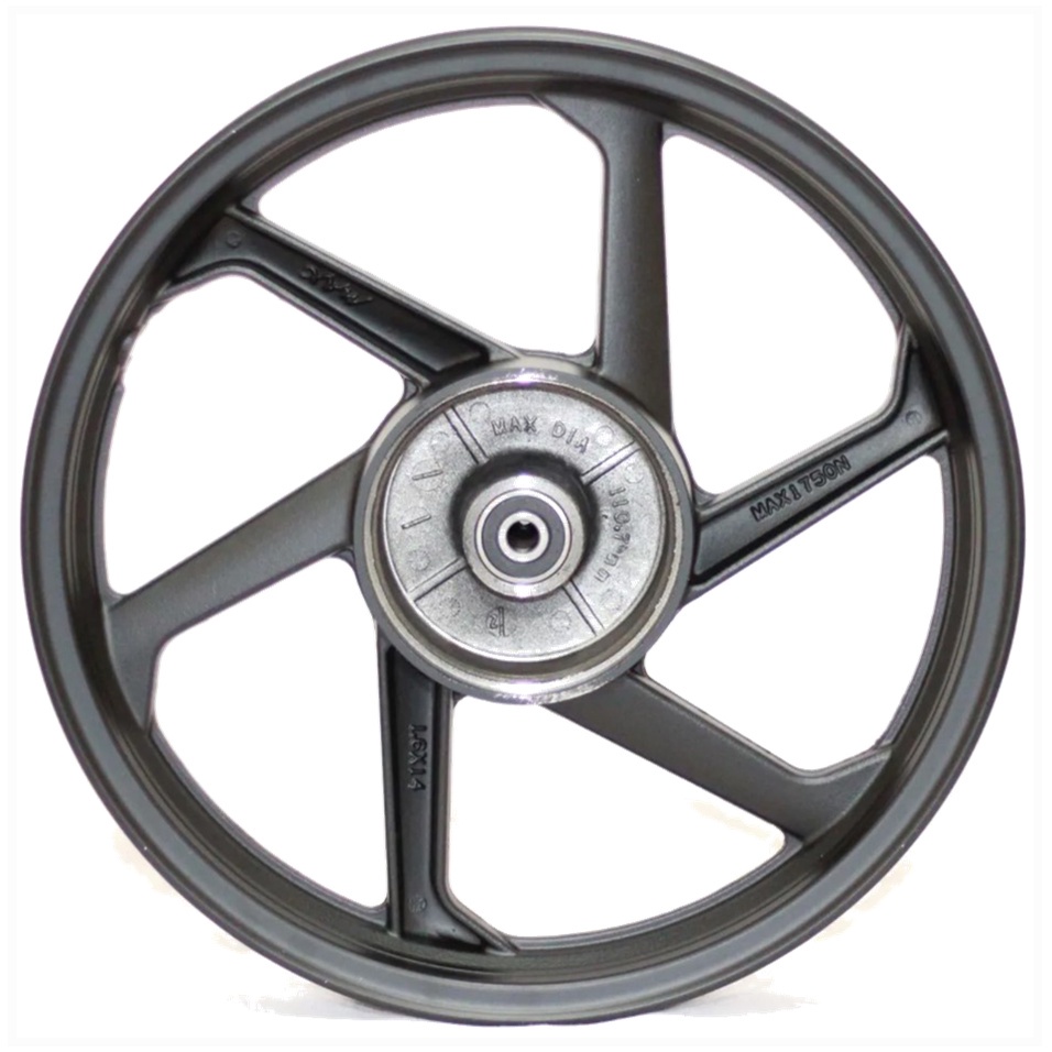 RODA TRASEIRA DE LIGA LEVE 6 PALITOS HONDA BIZ 100 125 110 Shopee