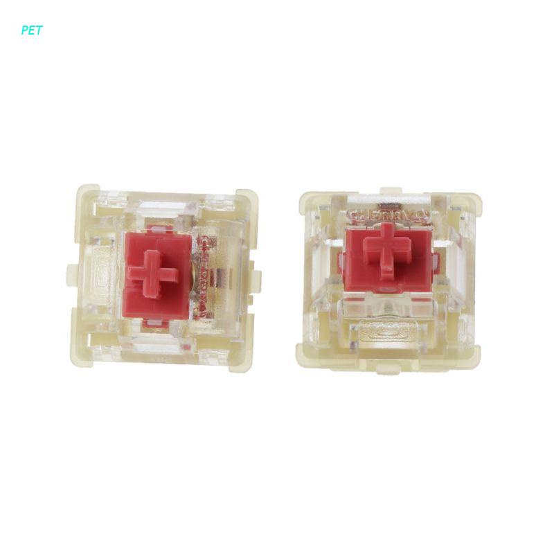 Red Pcs Mechanical Keyboard Gateron Mx Pin Yellow Switch