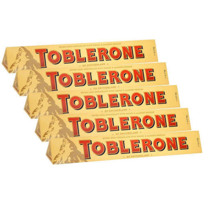 Chocolate Toblerone 100g Ao Leite Kit 5 Unidades Shopee Brasil