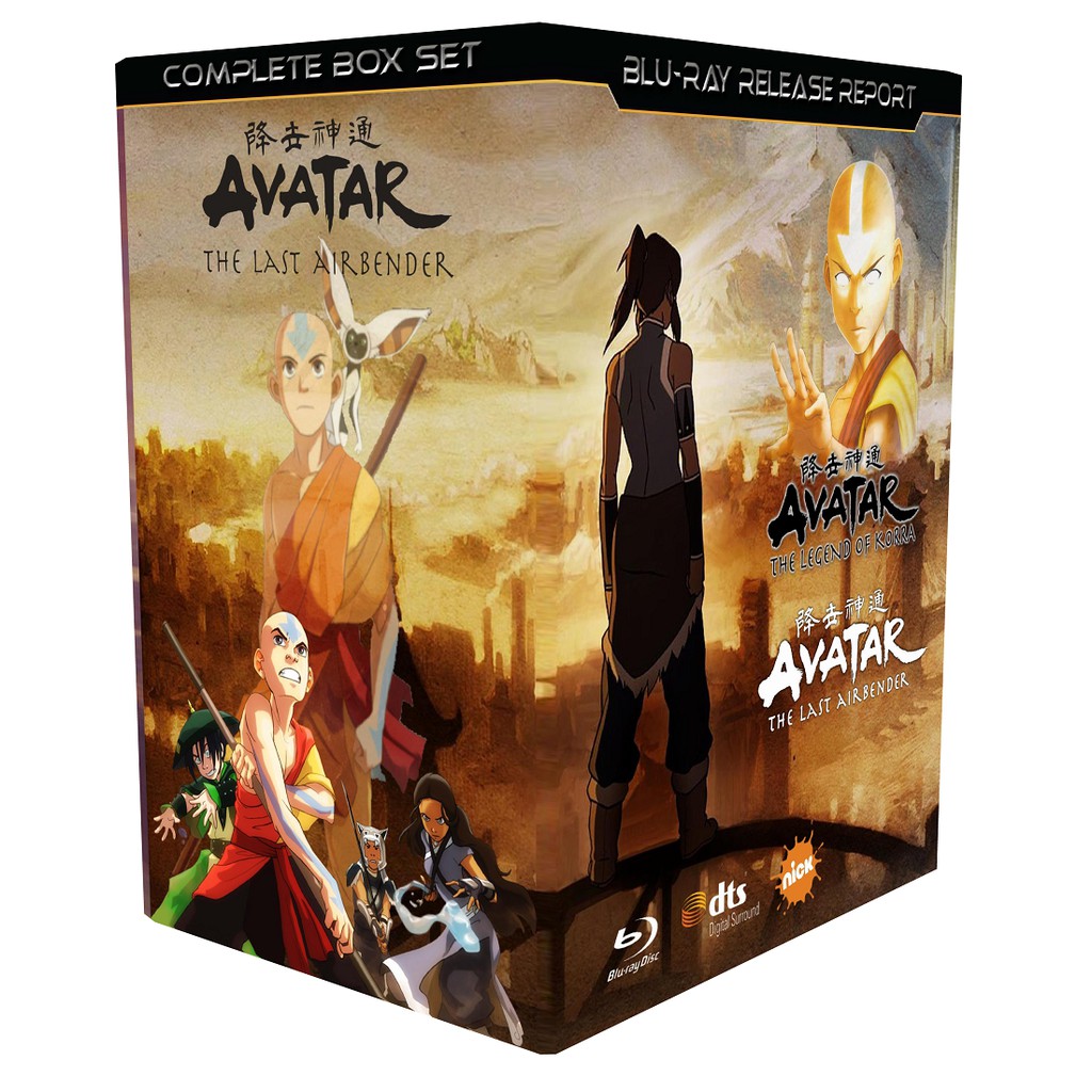 Avatar A Lenda de Aang em Blu ray dublado Bluray Desconto no Preço