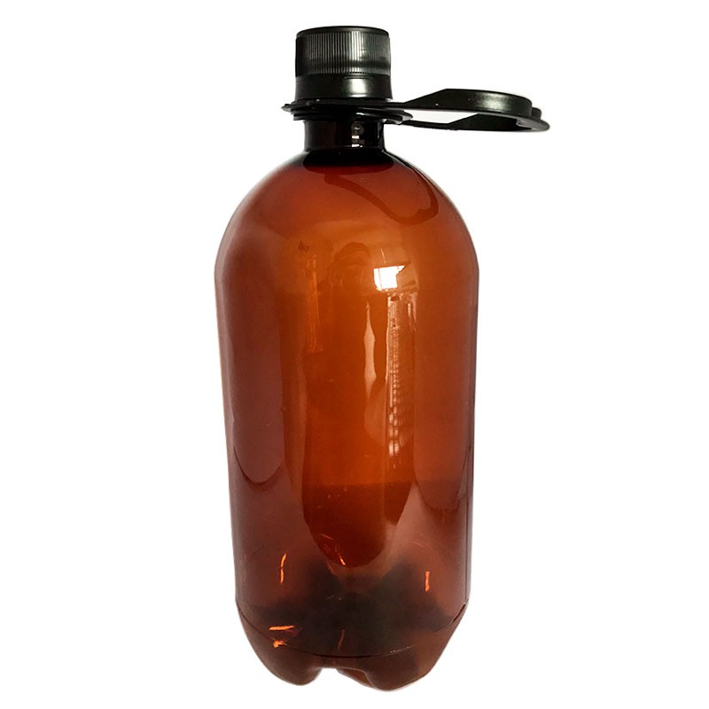 Growler Pet Litro Cristal Pack Unidades Escorrega O Pre O