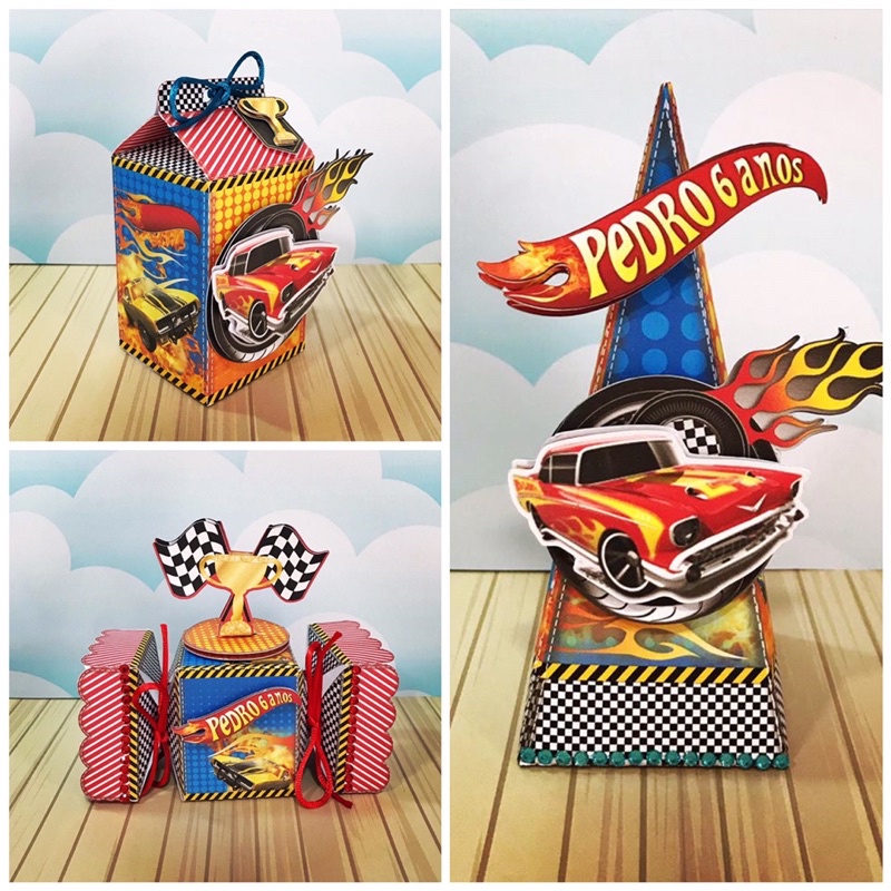 Kit Personalizado Hot Wheels Caixas Shopee Brasil