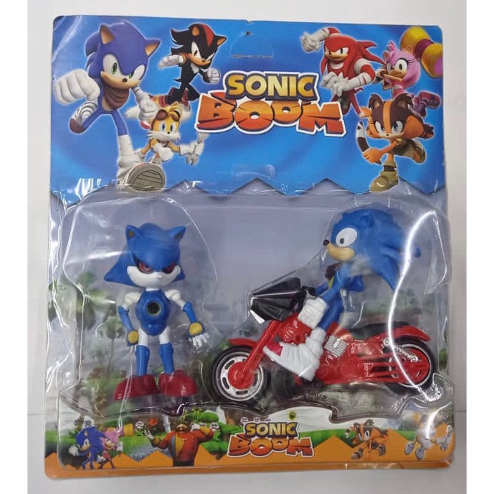 Kit Boneco Do Sonic Sonic A Moto Brinquedo De Menino Shopee