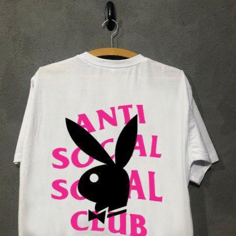 Camiseta Anti Social Club Play Boy Shopee Brasil